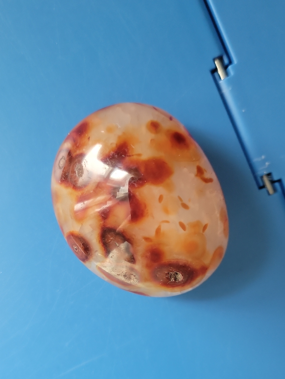 Carnelian Crystal Palm Stone